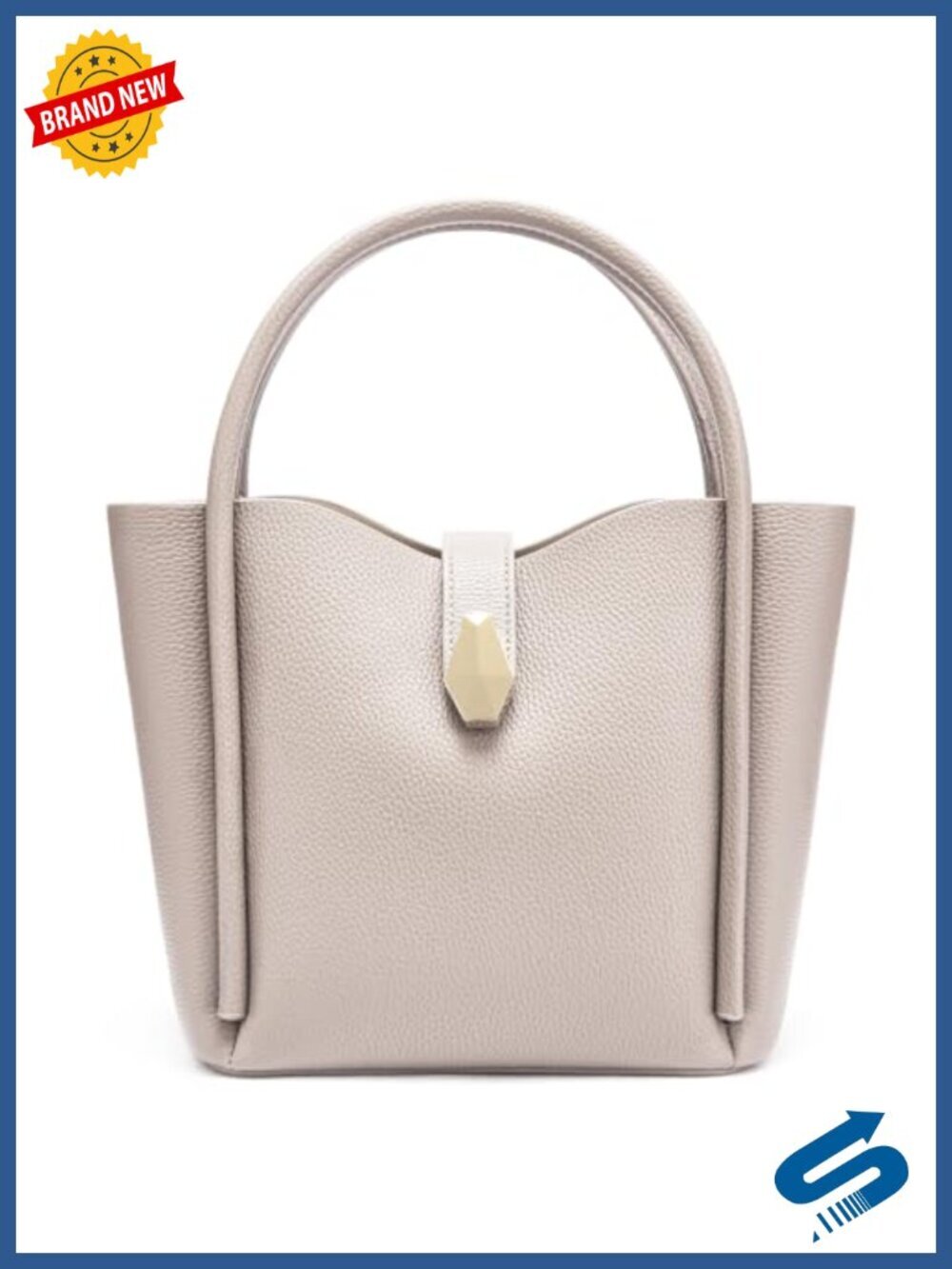 Genuine Leather Bucket Bag Crossbody Shoulder Purse Tote Satchel